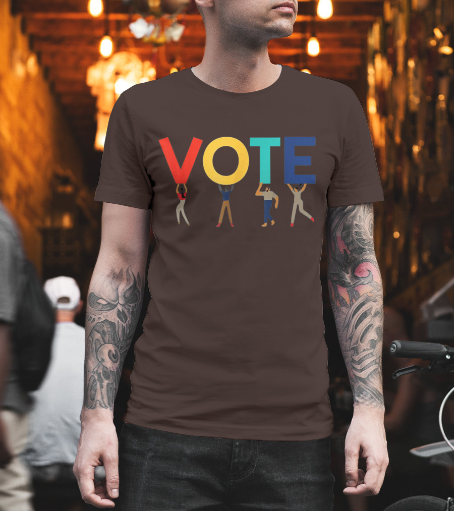 VOTE Patriotic United Colors Representation T-Shirt