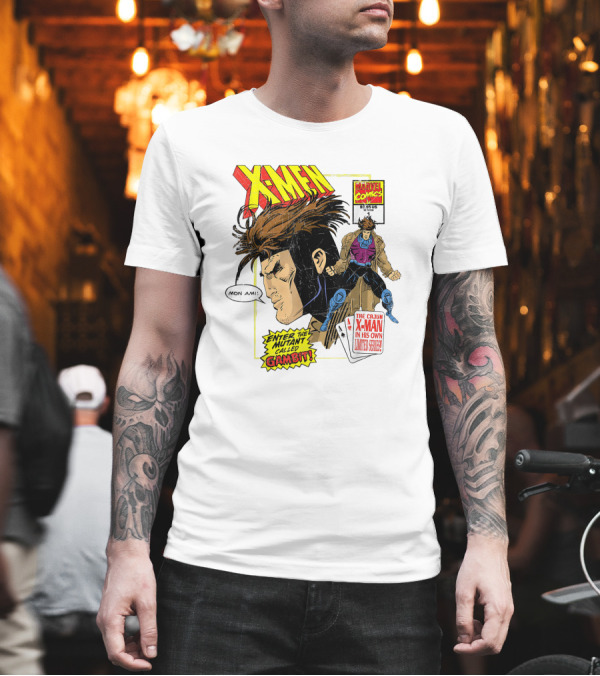 X-Men Marvel Comics Cajun X-Man Gambit Remy LeBeau Enter the Mutant Called Gambit T-Shirt X-Men Marvel Comics Cajun X-Man Gambit Remy LeBeau Enter the Mutant Called Gambit T-Shirt