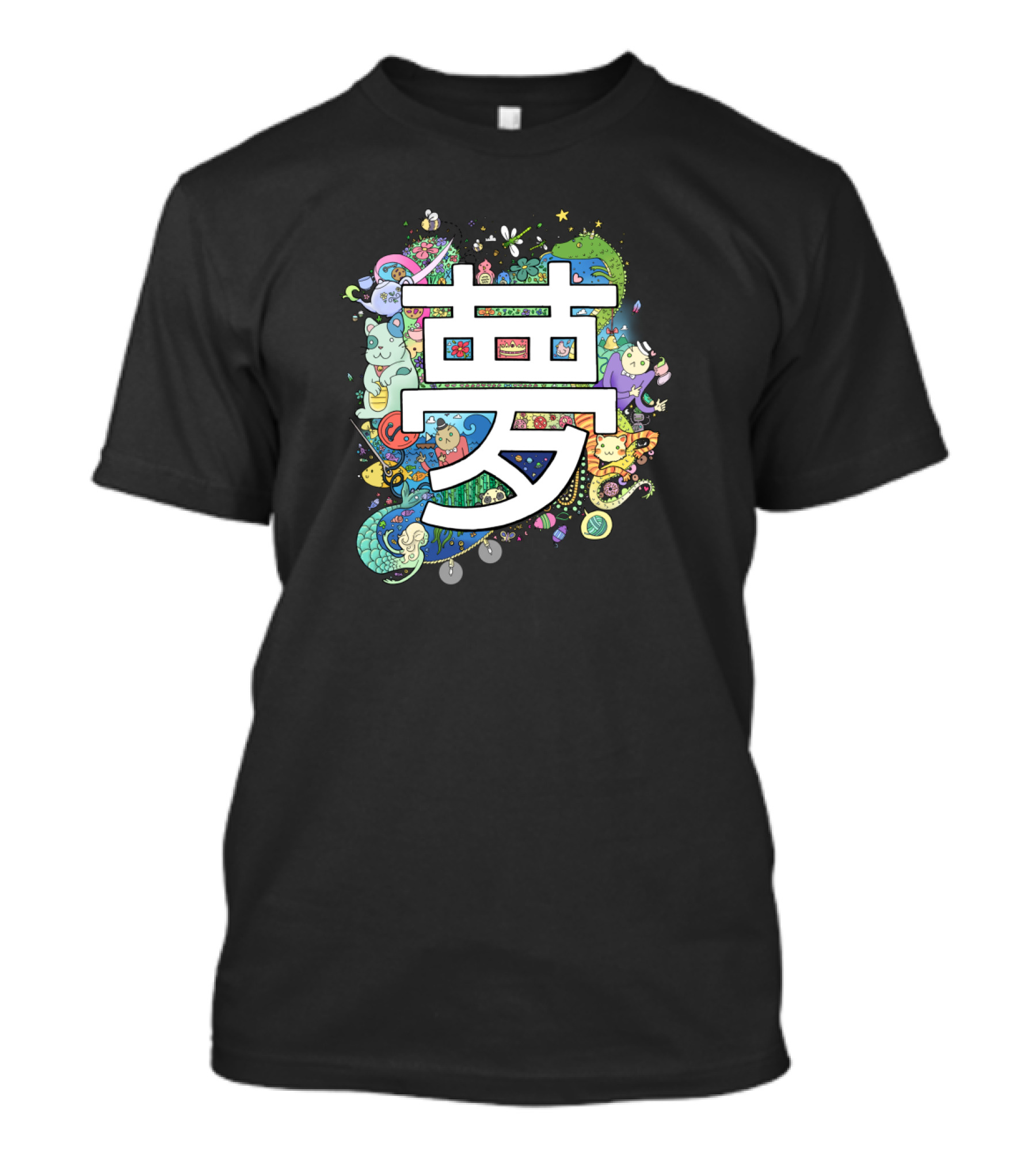Sweet Dream Whimsical Fantasy Creatures And Elements T-Shirt