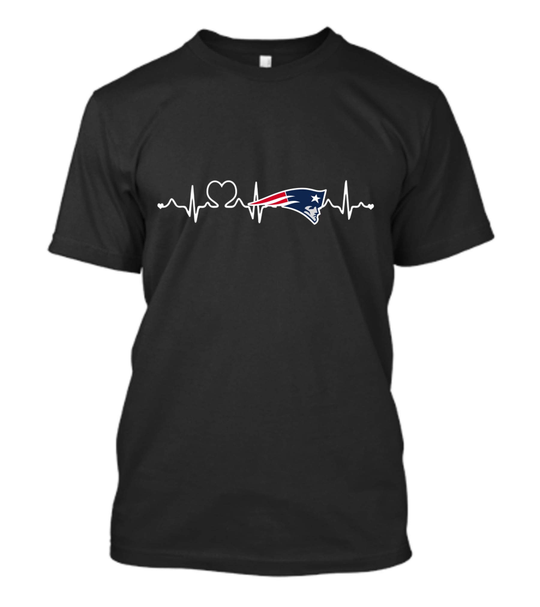 New England Patriots Heartbeat T-Shirt