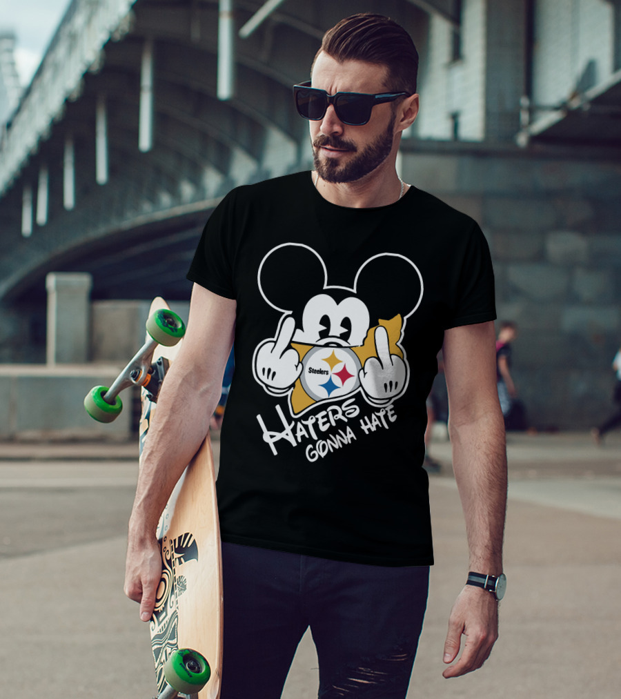 Steelers Haters Gonna Hate Mickey Style T-Shirt