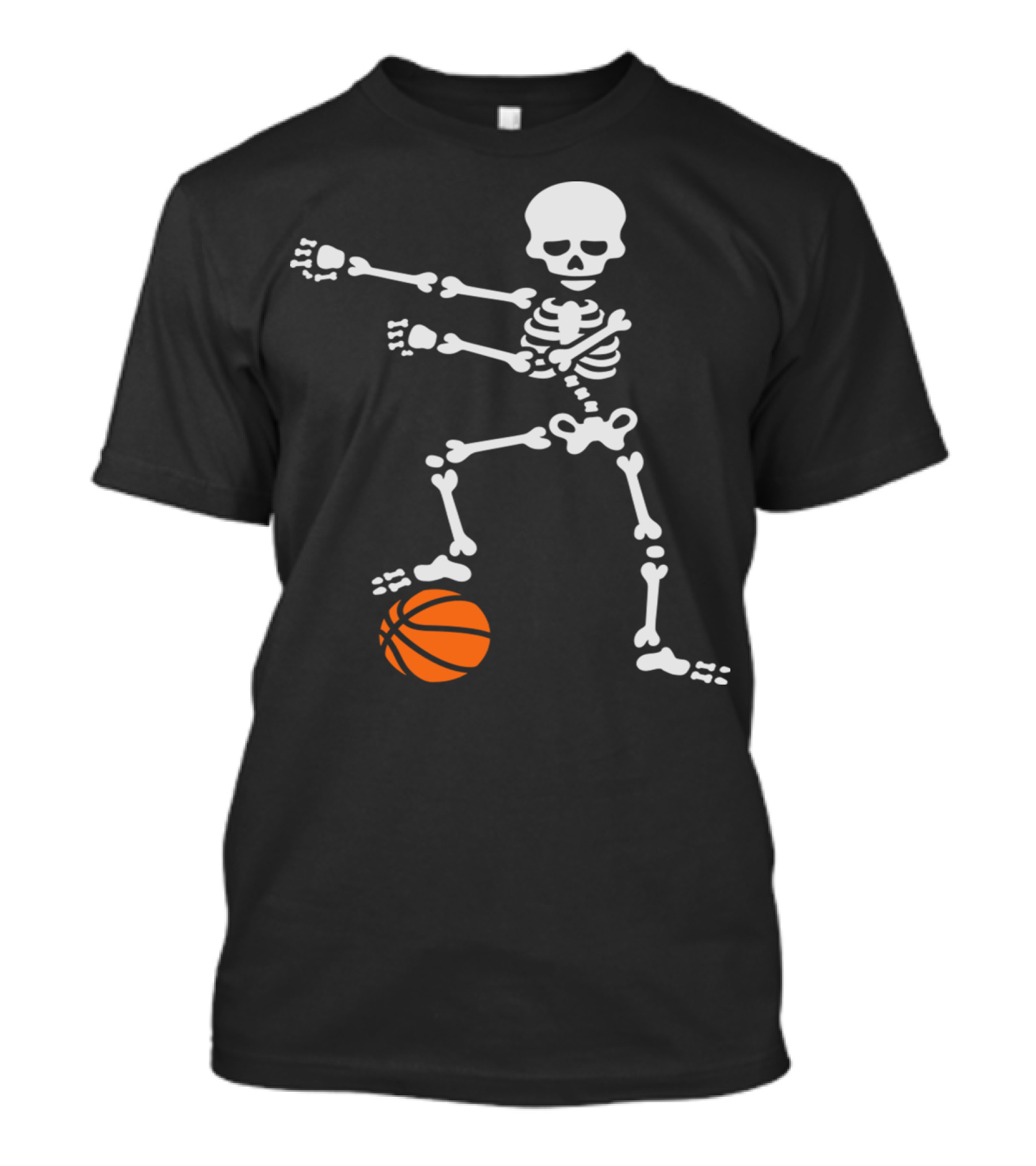 Basketball Skeleton Doing The Floss Dance T-Shirt