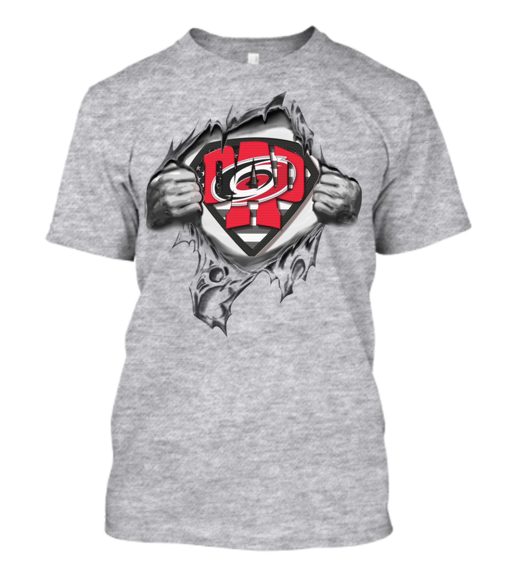 SUPERDAD Carolina Hurricanes Logo Comic T-Shirt