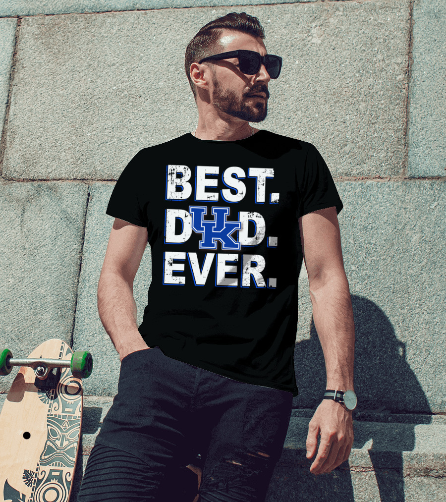 Best Dad Ever UK Kentucky Wildcats T-Shirt