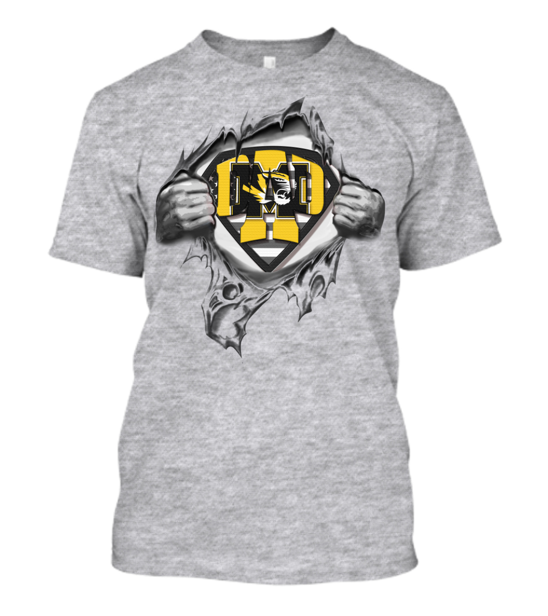 SUPERDAD MIZZOU FOOTBALL TIGERS T-Shirt