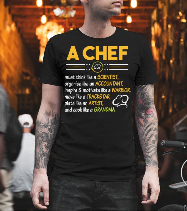 A Chef Must Think Like a Scientist Organise Like an Accountant Inspire Motivate Like a Warrior Move Like a Trackstar Plate Like an Artist Cook Like a A Chef Must Think Like a Scientist Organise Like an Accountant Inspire Motivate Like a Warrior Move Like a Trackstar Plate Like an Artist Cook Like a