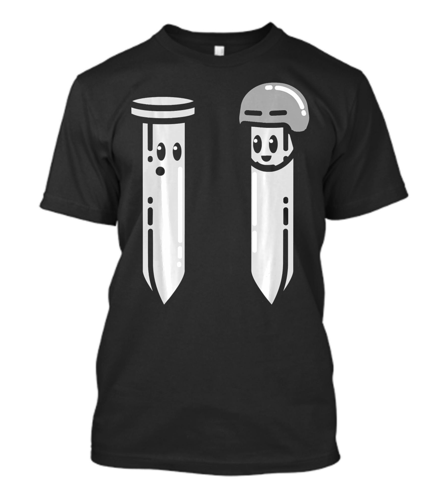 Smart Nail With Helmet Cute Carpenter Nails T-Shirt