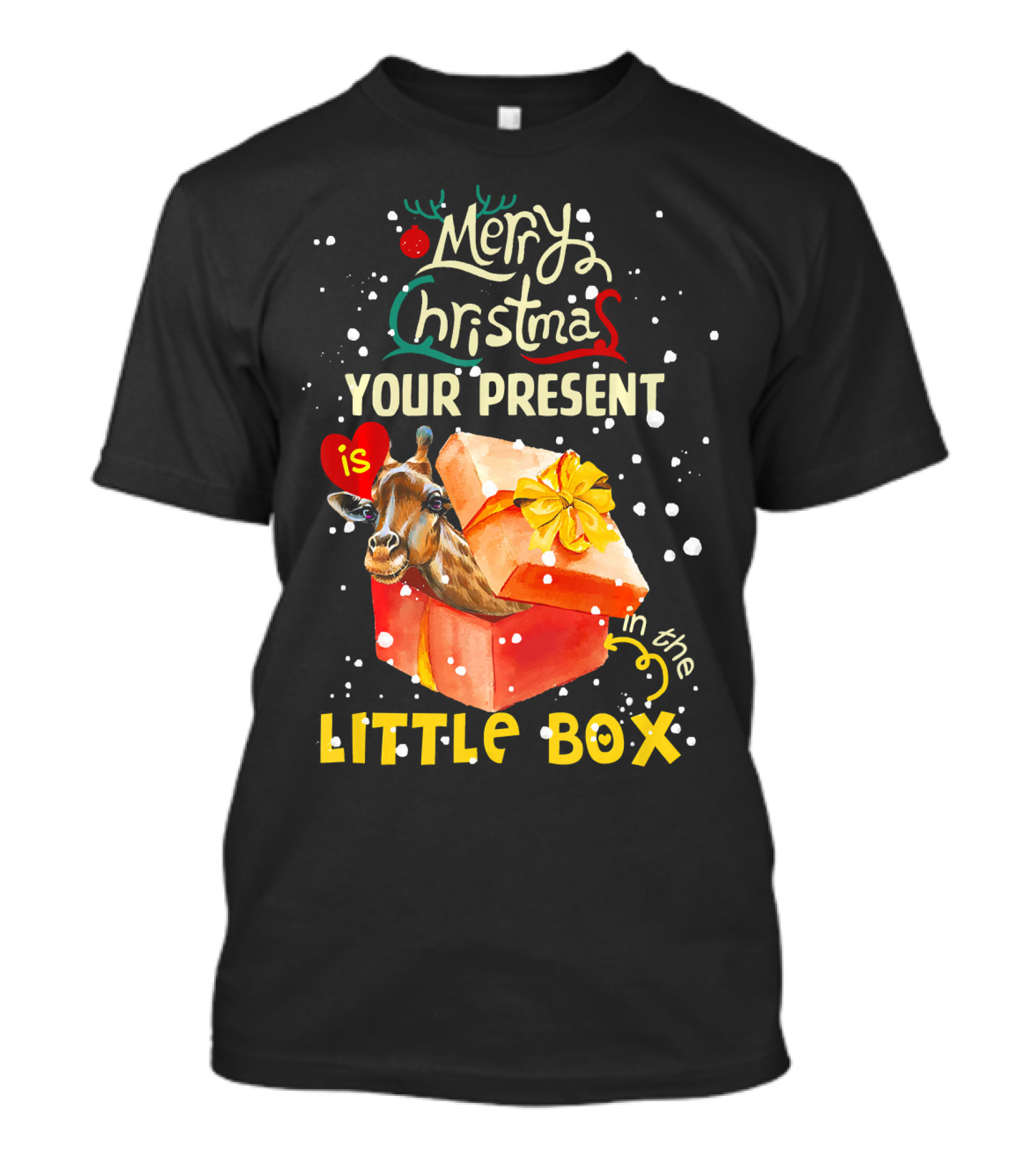 Merry Christmas Your Present Is In The Little Box T-Shirt
