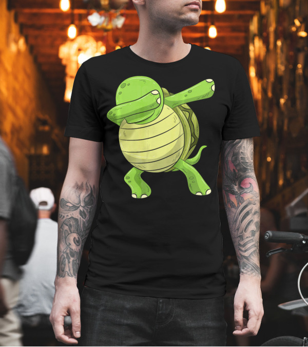 Dabbing Turtle Tortoise Dance Pose T-Shirt Dabbing Turtle Tortoise Dance Pose T-Shirt