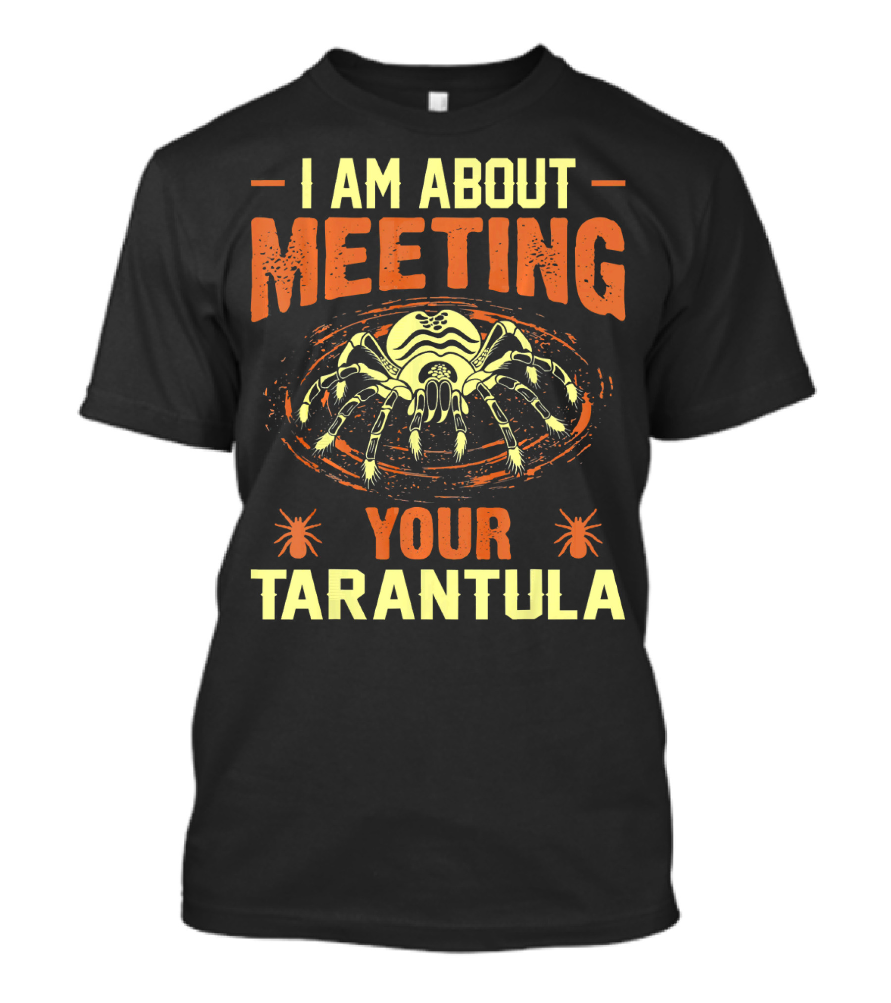 I Am About Meeting Your Tarantula Spider With Two Iconic Arachnid Symbols T-Shirt