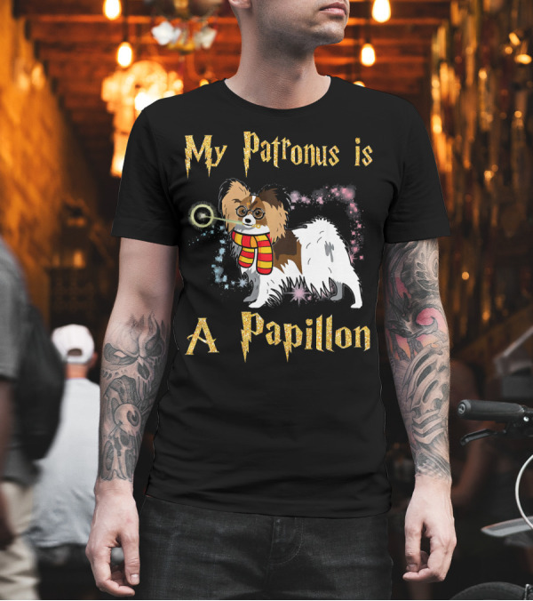 My Patronus Is A Papillon T-Shirt My Patronus Is A Papillon T-Shirt