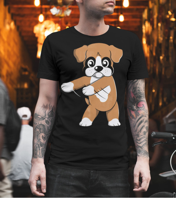 Boxer Dog Flossing Dance Move Floss T-Shirt Boxer Dog Flossing Dance Move Floss T-Shirt
