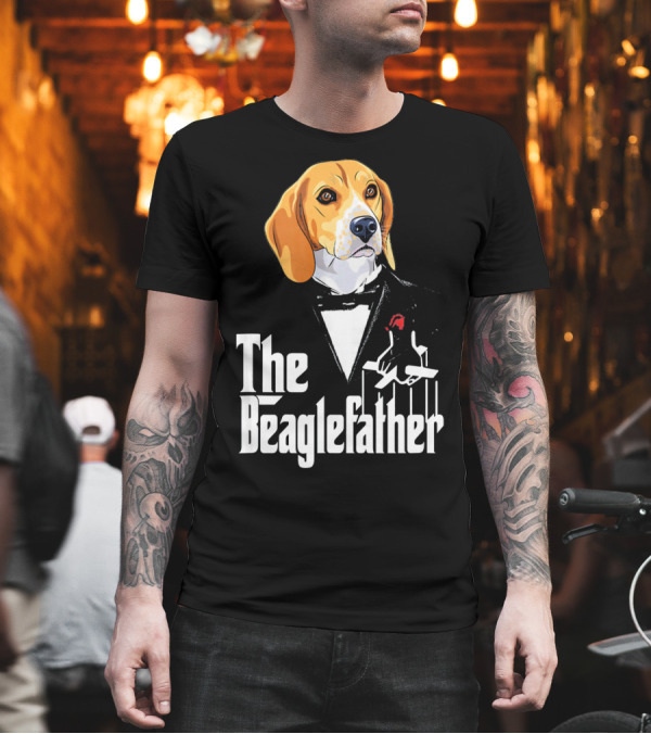 The Beaglefather Mafia Beagle tuxedo T-Shirt The Beaglefather Mafia Beagle tuxedo T-Shirt