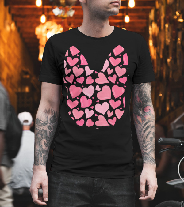 French Bulldog Love Heart T-Shirt French Bulldog Love Heart T-Shirt