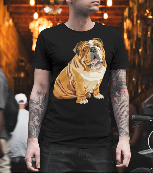 English Bulldog Lovers Dog Pop Gift T-Shirt English Bulldog Lovers Dog Pop Gift T-Shirt