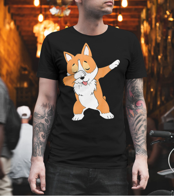 Dabbing Corgi Dab Corgi T-Shirt Dabbing Corgi Dab Corgi T-Shirt