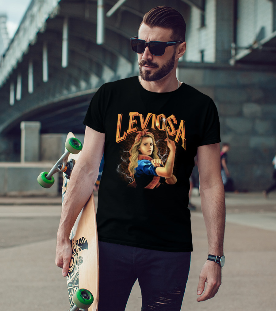 Hermione Granger Leviosa Vintage Magic Lightning T-Shirt