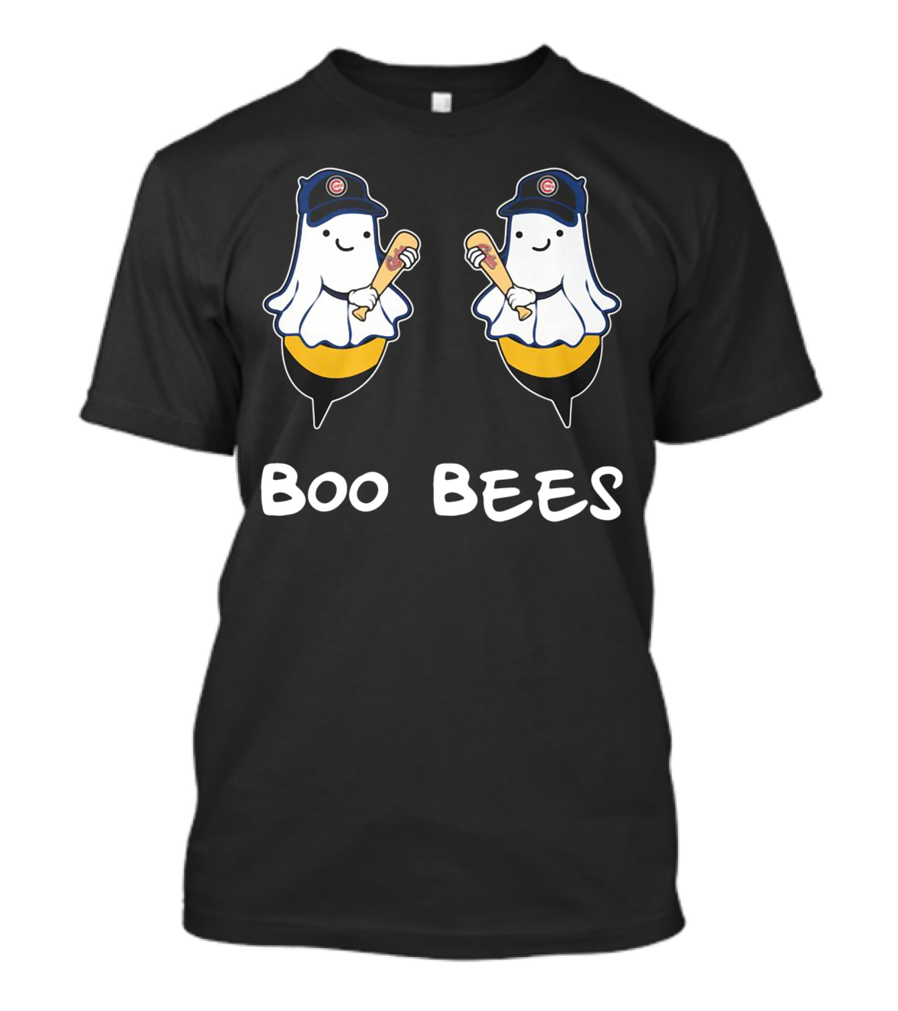 Chicago Cubs Boo Bees Ghost Baseball T-Shirt