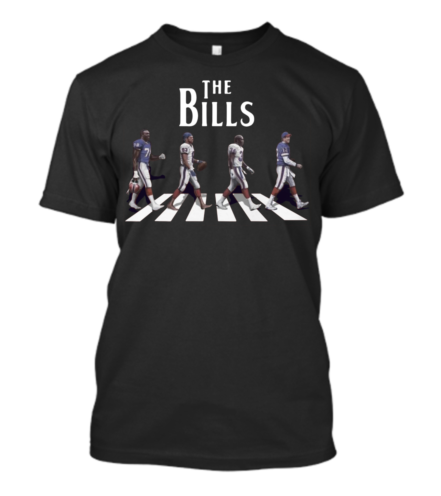 Abbey Road The Bills Football Players Crossing Iconic Street T-Shirt