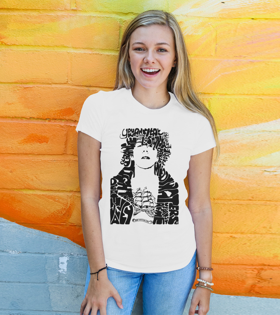Lp Lost On You Uprising Departure Waters Stormy Seas By Paul Attwood T-Shirt