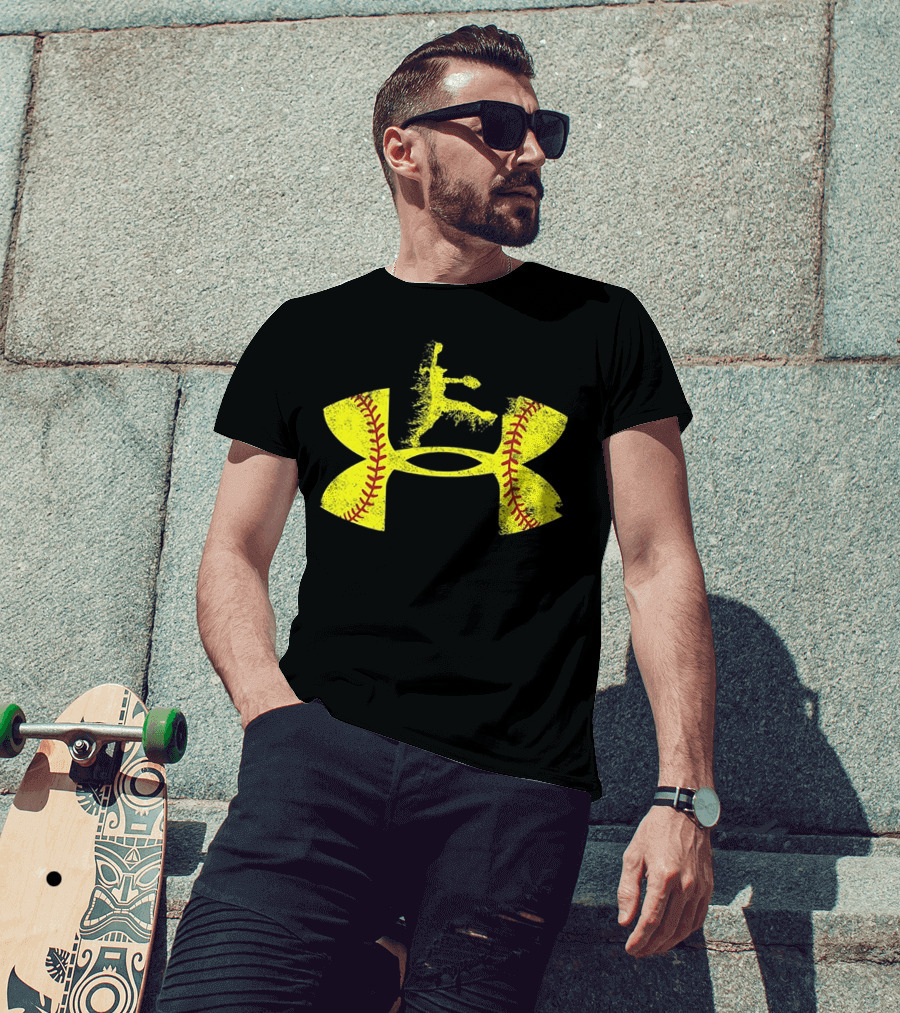 Under Armour Softball Player Jumping T-Shirt