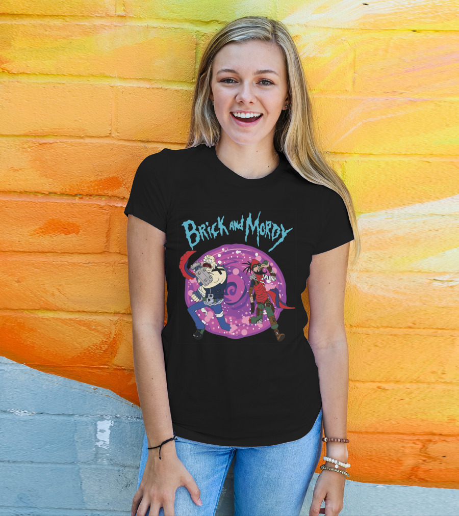 Brick And Moroy Portal Crossover Adventure T-Shirt
