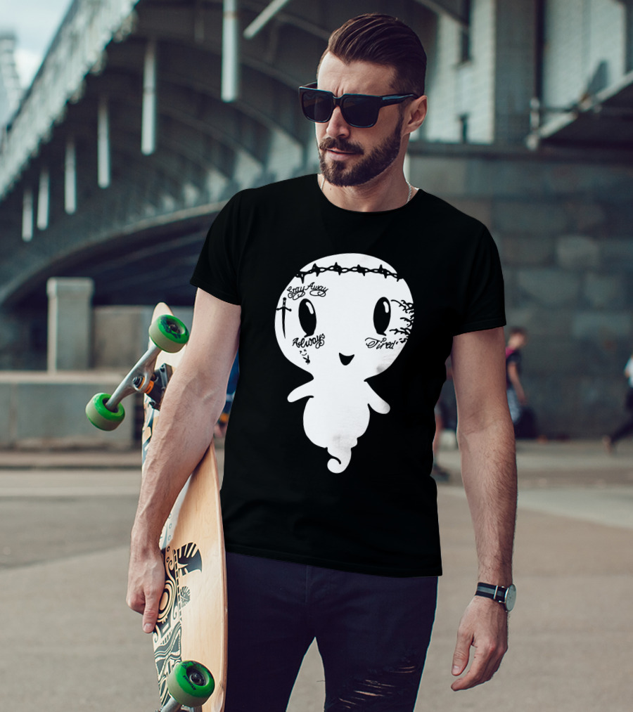 Stay Away Always Tired Ghost Post Malone Tattoo T-Shirt