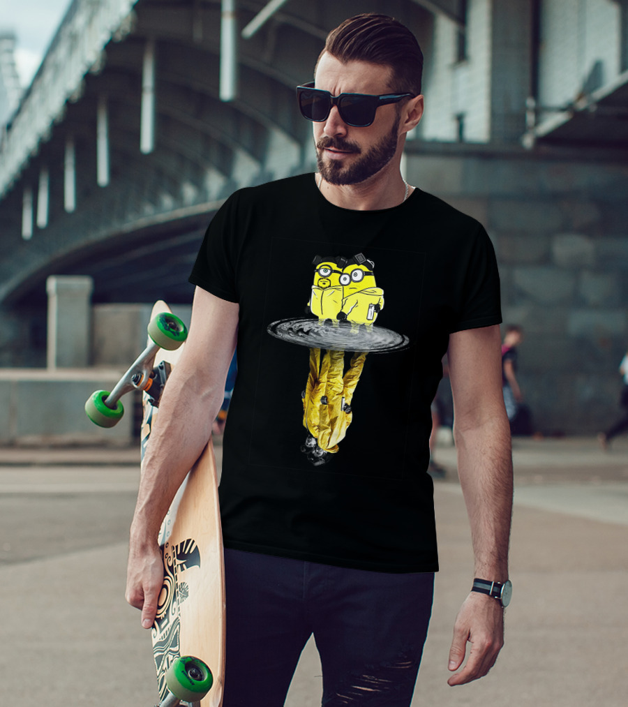 Minion Walter White Jesse Breaking Bad Reflection T-Shirt