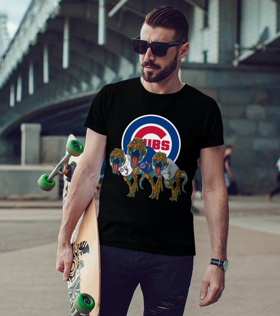 Cubs Logo T-Rex Trio T-Shirt