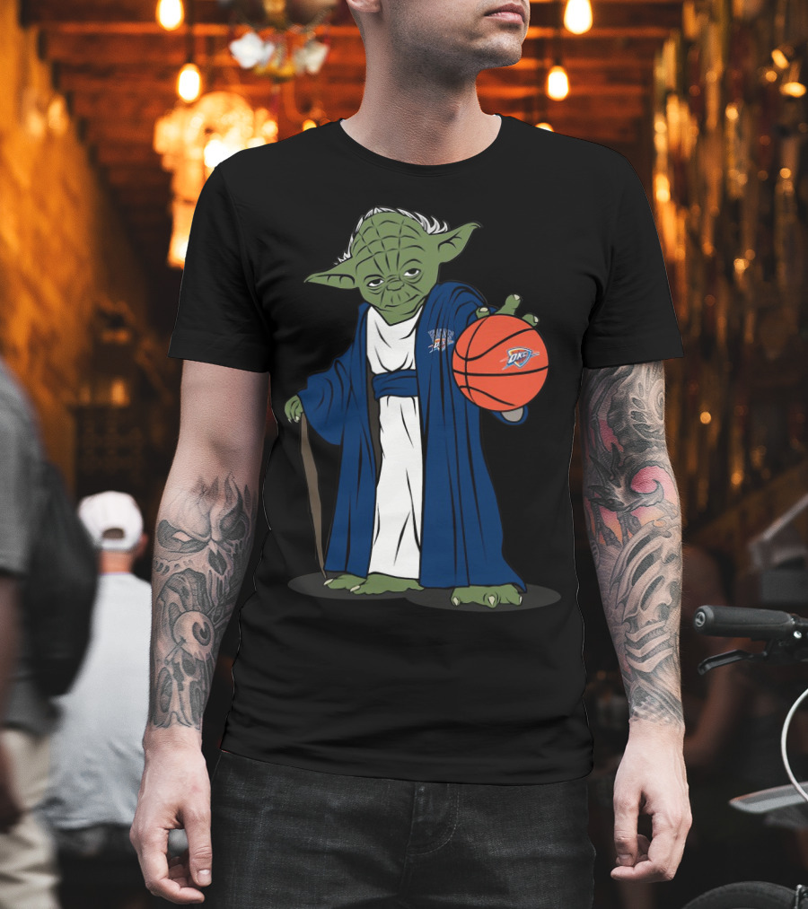 Master Yoda Oklahoma City Thunder Basketball Character T-Shirt