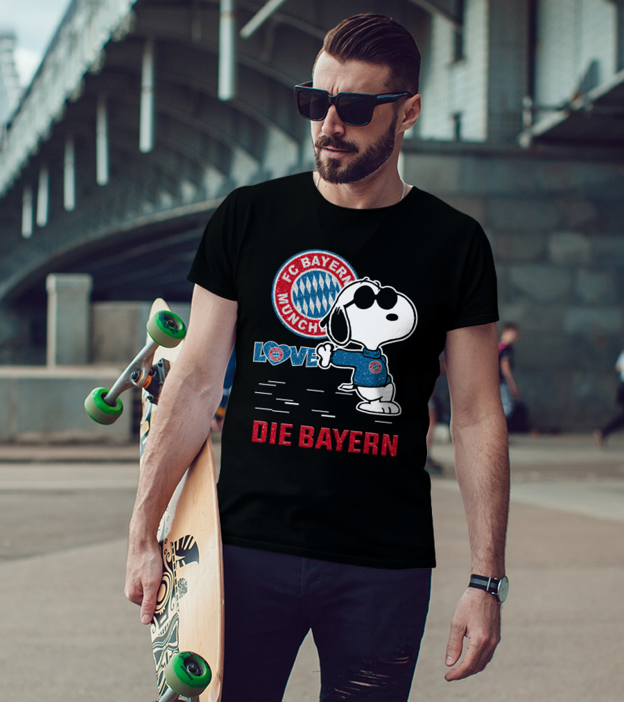 Snoopy Love FC Bayern München Die Bayern T-Shirt