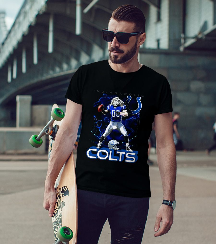 Indianapolis Colts Football Horse Quarterback 03 T-Shirt