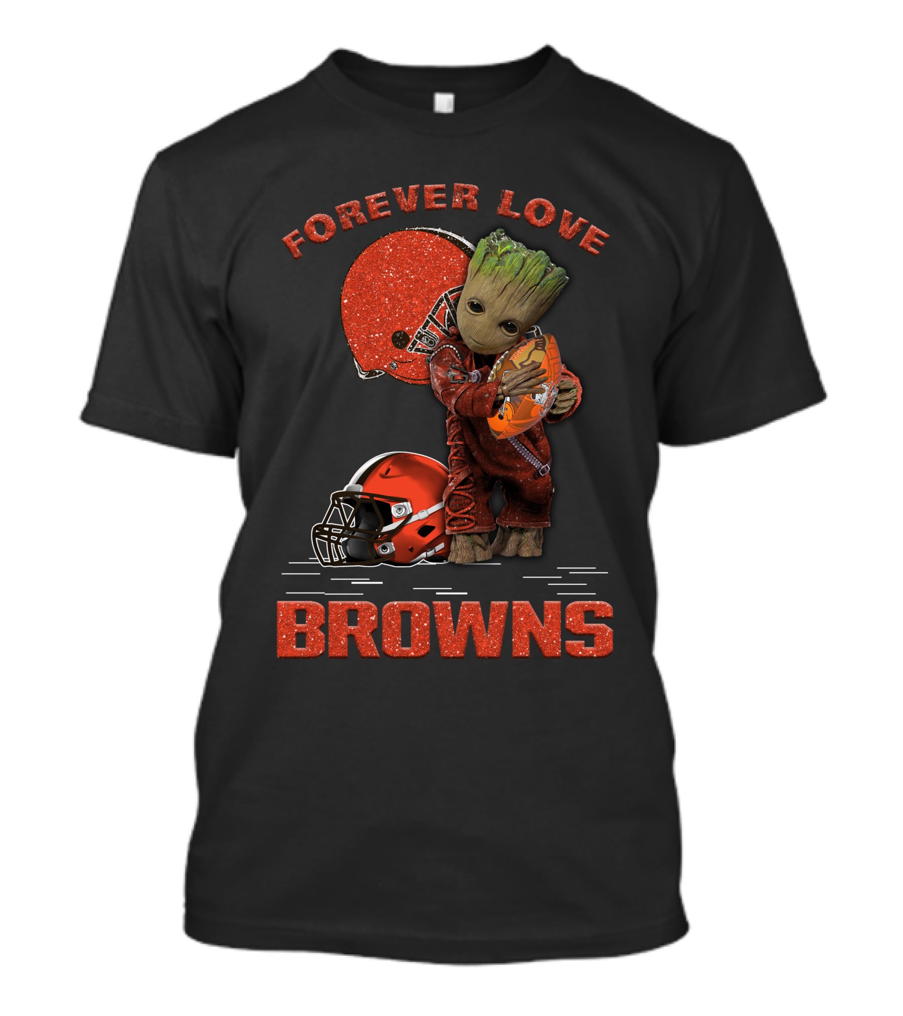 Forever Love Browns Groot Football T-Shirt
