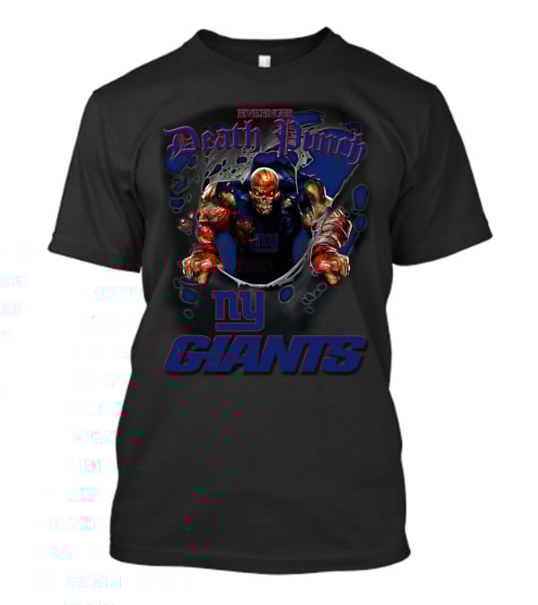 Five Finger Death Punch New York Giants Nfl Football Fans T-Shirt