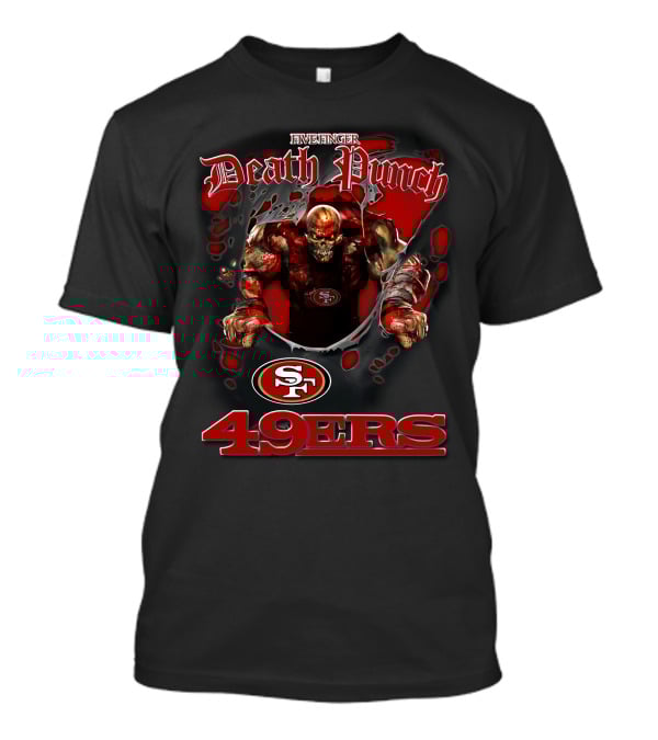Five Finger Death Punch San Francisco 49ers Sf Nfl Football Fans T-Shirt