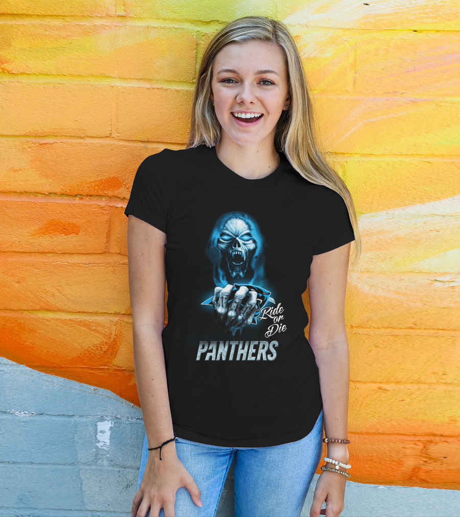 Carolina Panthers Ride Or Die Nfl 146 Hd0005 T-Shirt