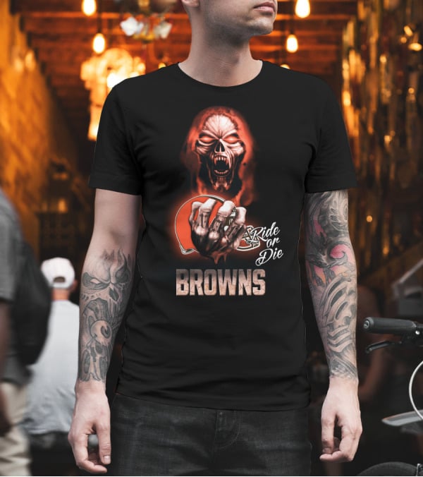 Browns Nfl Cleveland Ride Or Die 146 Hd0008 T-Shirt