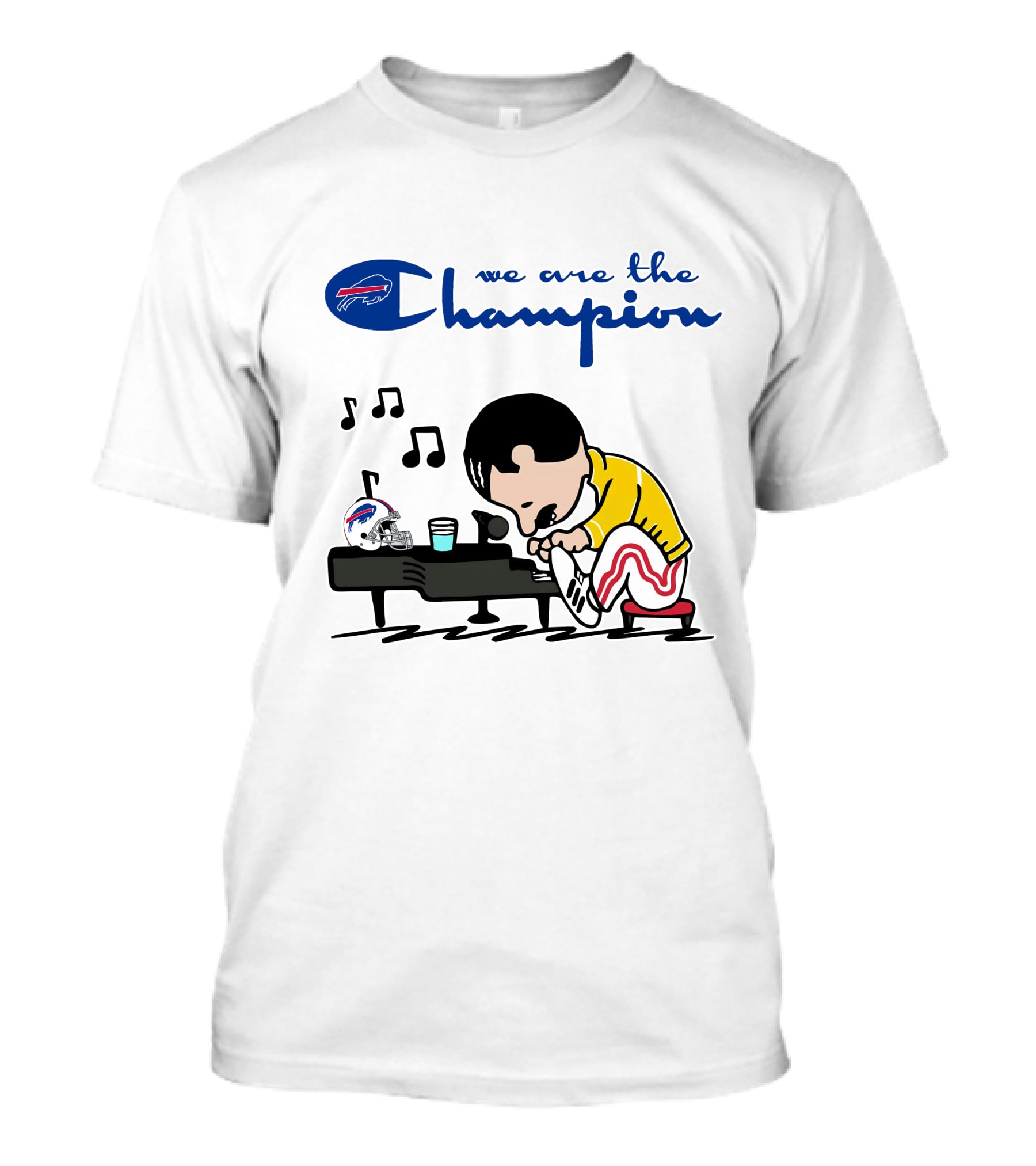 We Are The Champion Buffalo Bills US BB2084 Football Fan T-Shirt