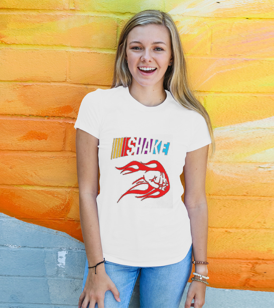 SHAKE And Bake Racing Flames Muscle Car Inspired Shirt For Man T-Shirt