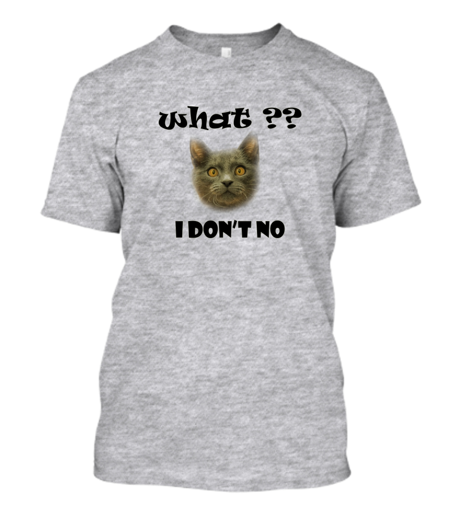 What Cat I Don't No T-Shirt