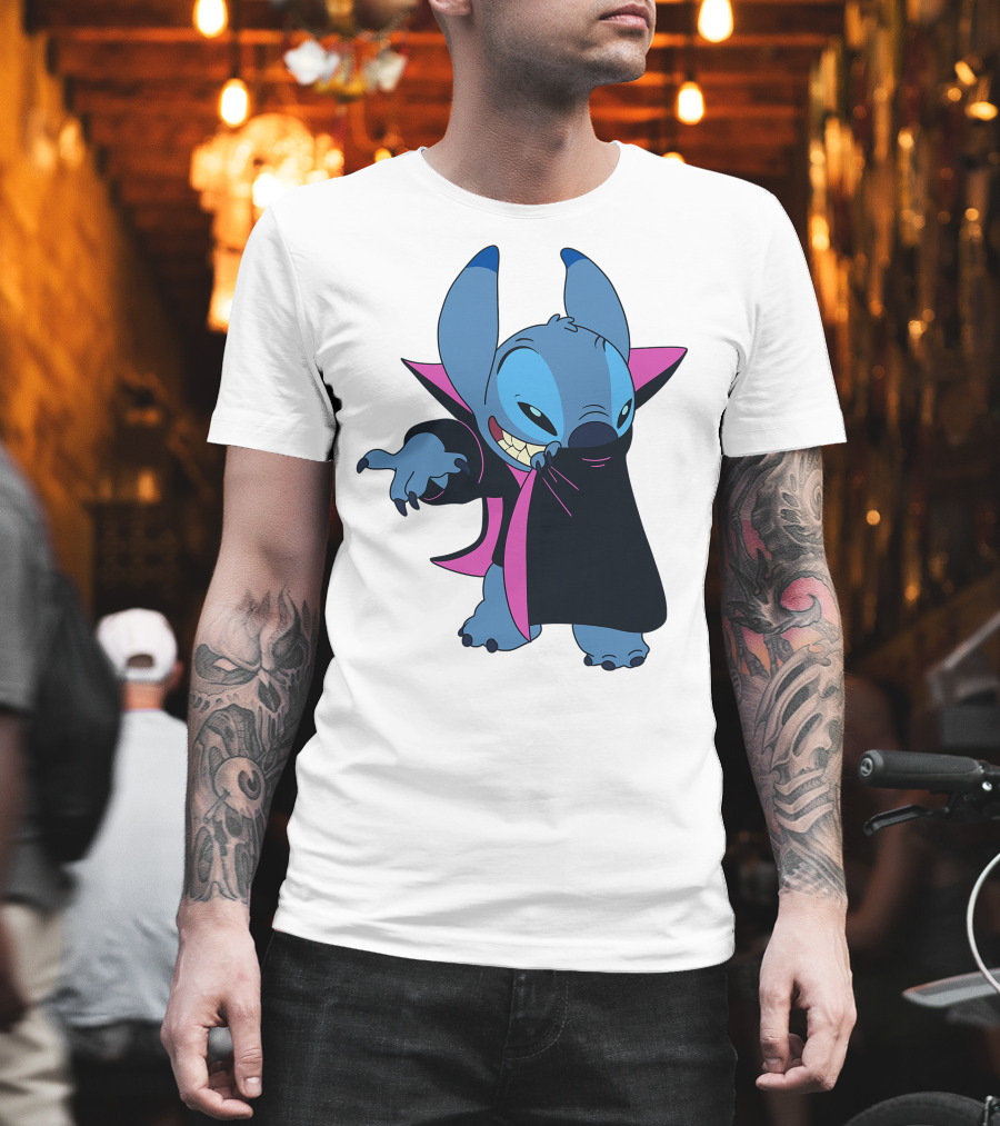 Disney Stitch Halloween Vampire Costume T-Shirt