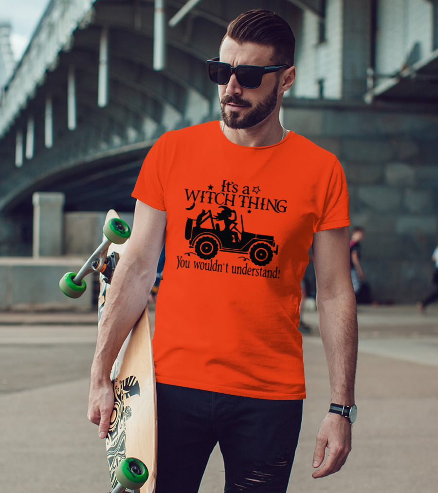 It's A Witch Thing You Wouldn't Understand Jeep Halloween T-Shirt
