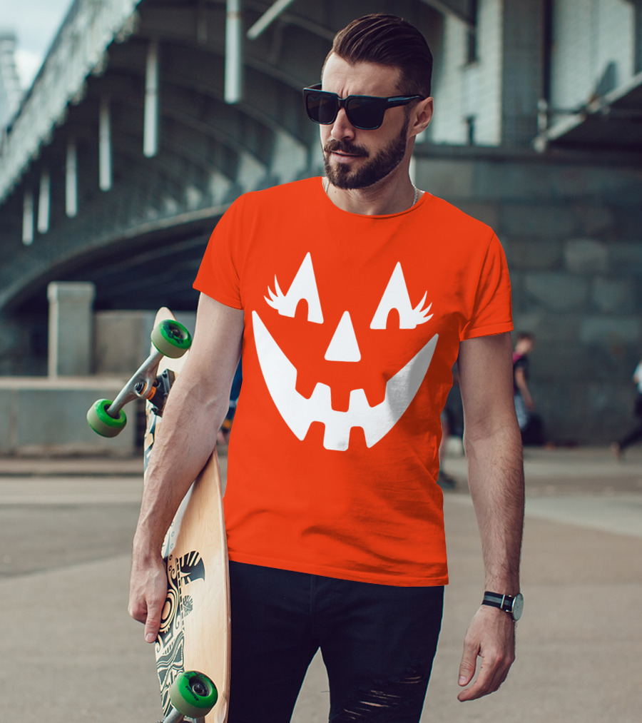 Halloween Pumpkin Pumpkin Face Halloween Party Halloween T-Shirt