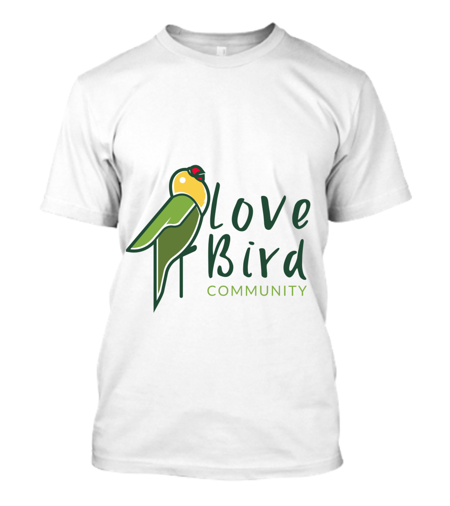 Love Bird Community Parrot T-Shirt