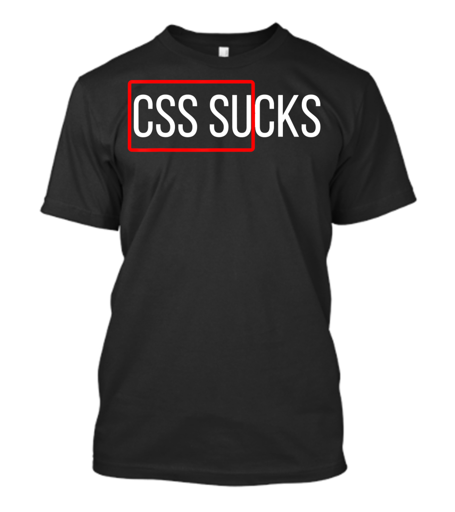CSS Sucks CSS Programming Funny Programmers T-Shirt