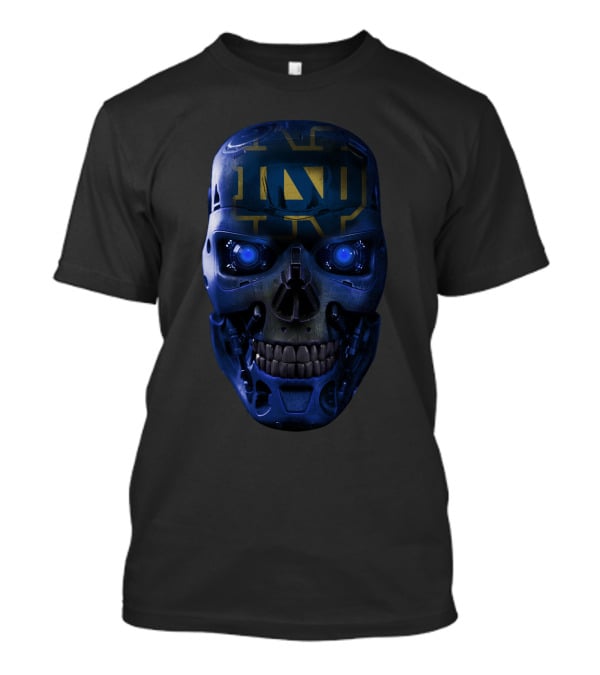 Notre Dame Fighting Irish Skull Robot T-Shirt