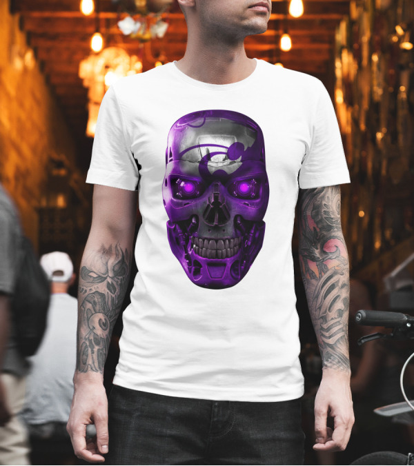 KANSAS STATE WILDCATS PURPLE SKULL T-Shirt KANSAS STATE WILDCATS PURPLE SKULL T-Shirt