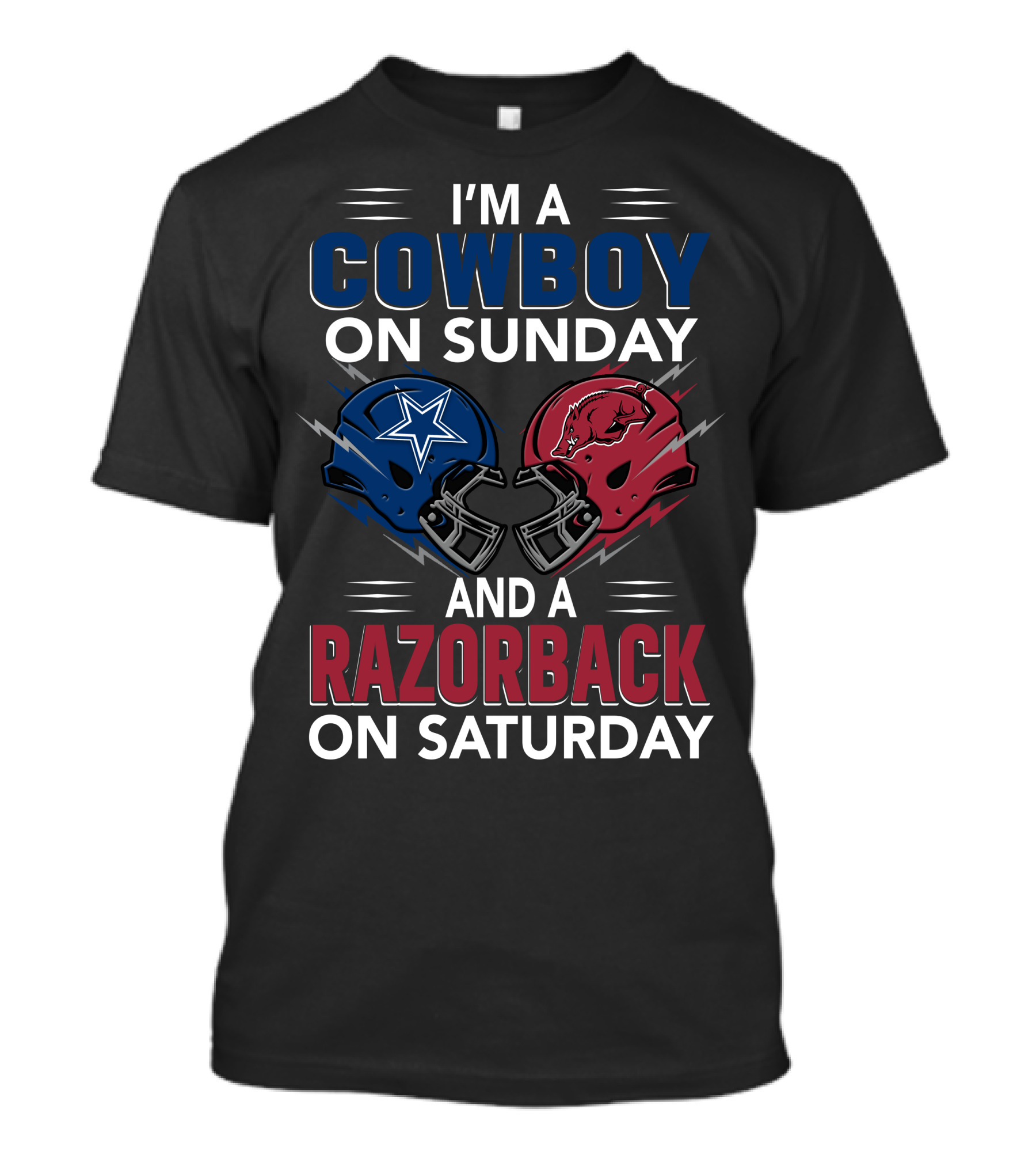 I'm A Cowboy On Sunday And A Razorback On Saturday T-Shirt