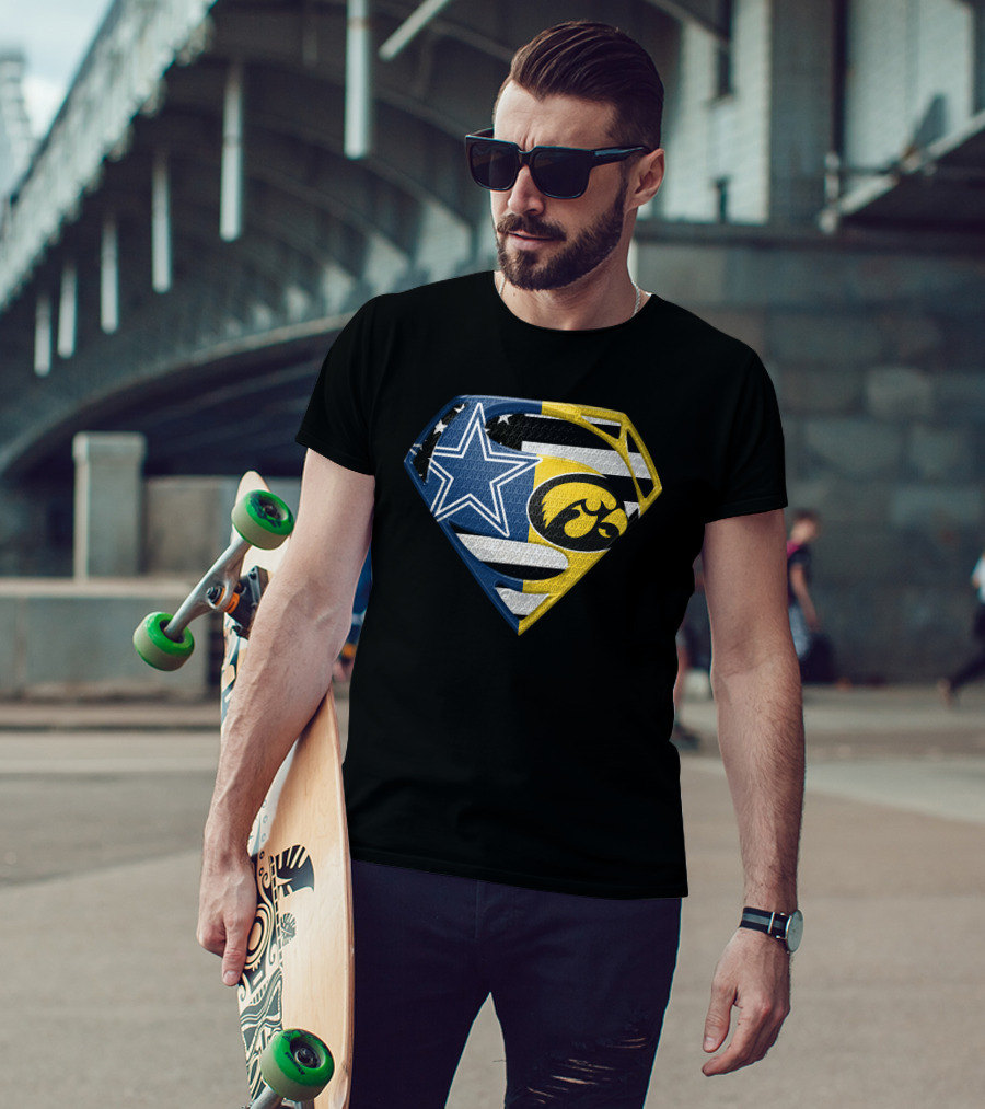 Cowboys Wildcats Superman Iowa T-Shirt
