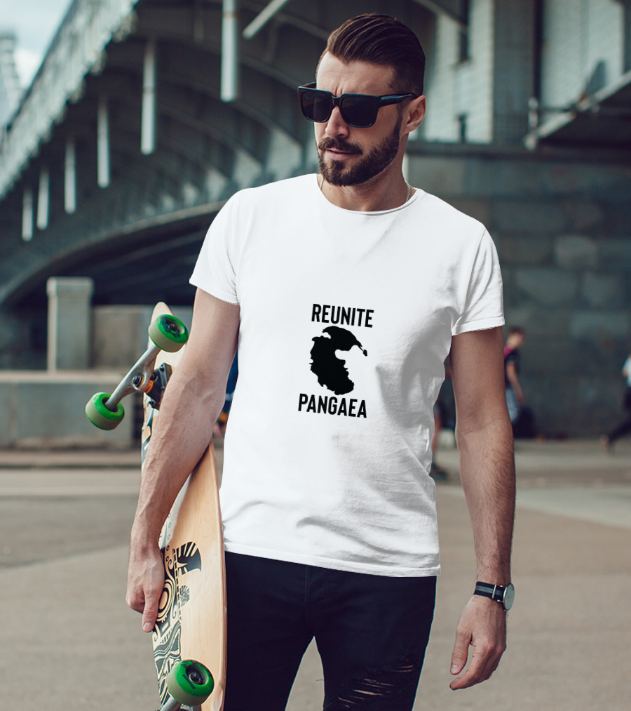 Reunite Pangaea Earth Continental Unity Movement T-Shirt